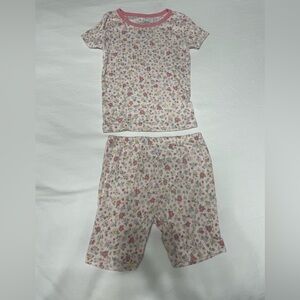Laura Ashley Pink Floral Kids Pajama Set